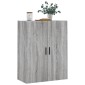 vidaXL Ντουλάπι Τοίχου Γκρι Sonoma 69,5 x 34 x 90 εκ.