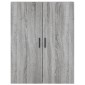 vidaXL Ντουλάπι Τοίχου Γκρι Sonoma 69,5 x 34 x 90 εκ.