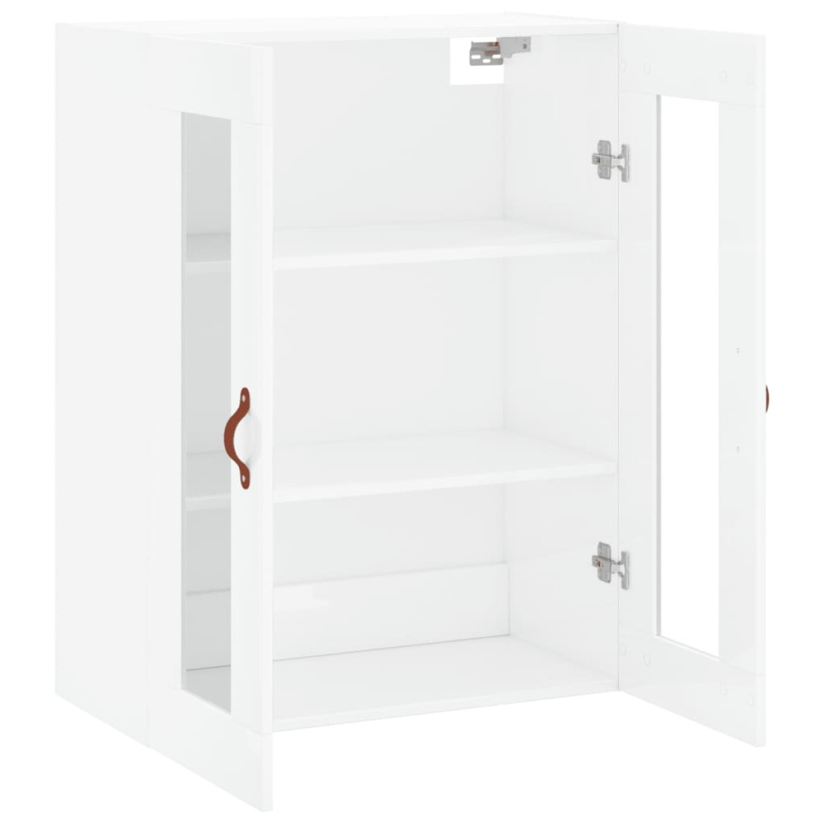 vidaXL Ντουλάπι Τοίχου Γυαλιστερό Λευκό 69,5 x 34 x 90 εκ.