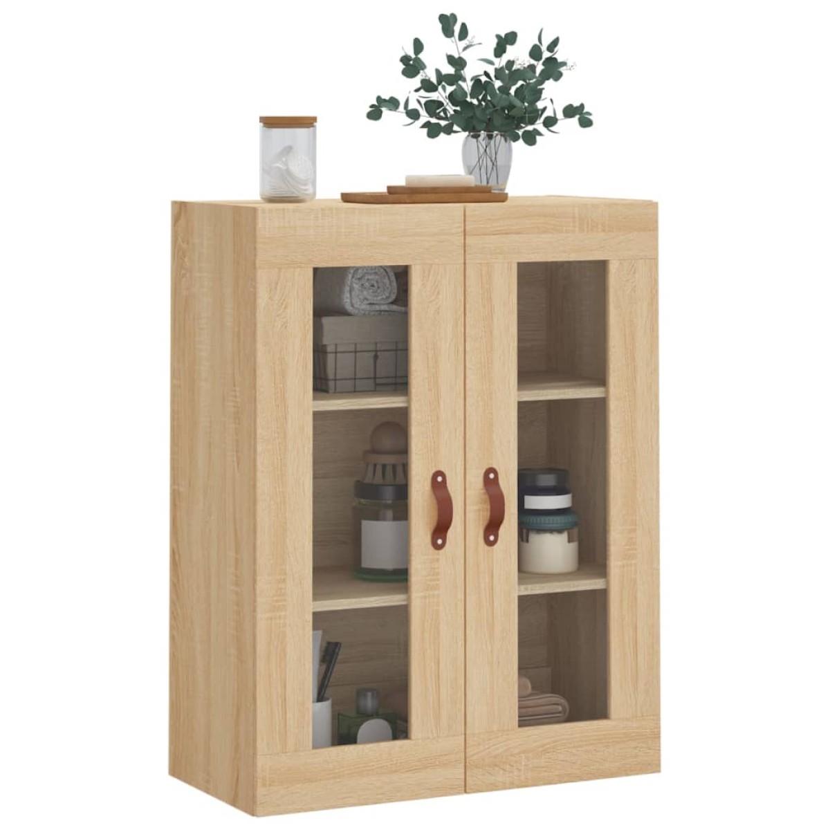 vidaXL Ντουλάπι Επιτοίχιο Sonoma Δρυς 69,5 x 34 x 90 εκ.