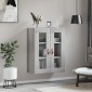 vidaXL Ντουλάπι Τοίχου Γκρι Sonoma 69,5 x 34 x 90 εκ.