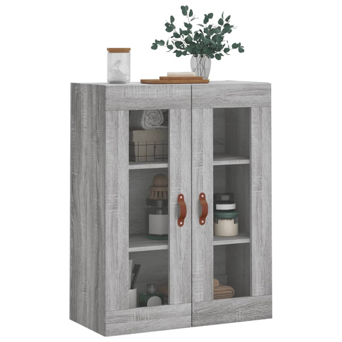 vidaXL Ντουλάπι Τοίχου Γκρι Sonoma 69,5 x 34 x 90 εκ.
