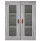 vidaXL Ντουλάπι Τοίχου Γκρι Sonoma 69,5 x 34 x 90 εκ.