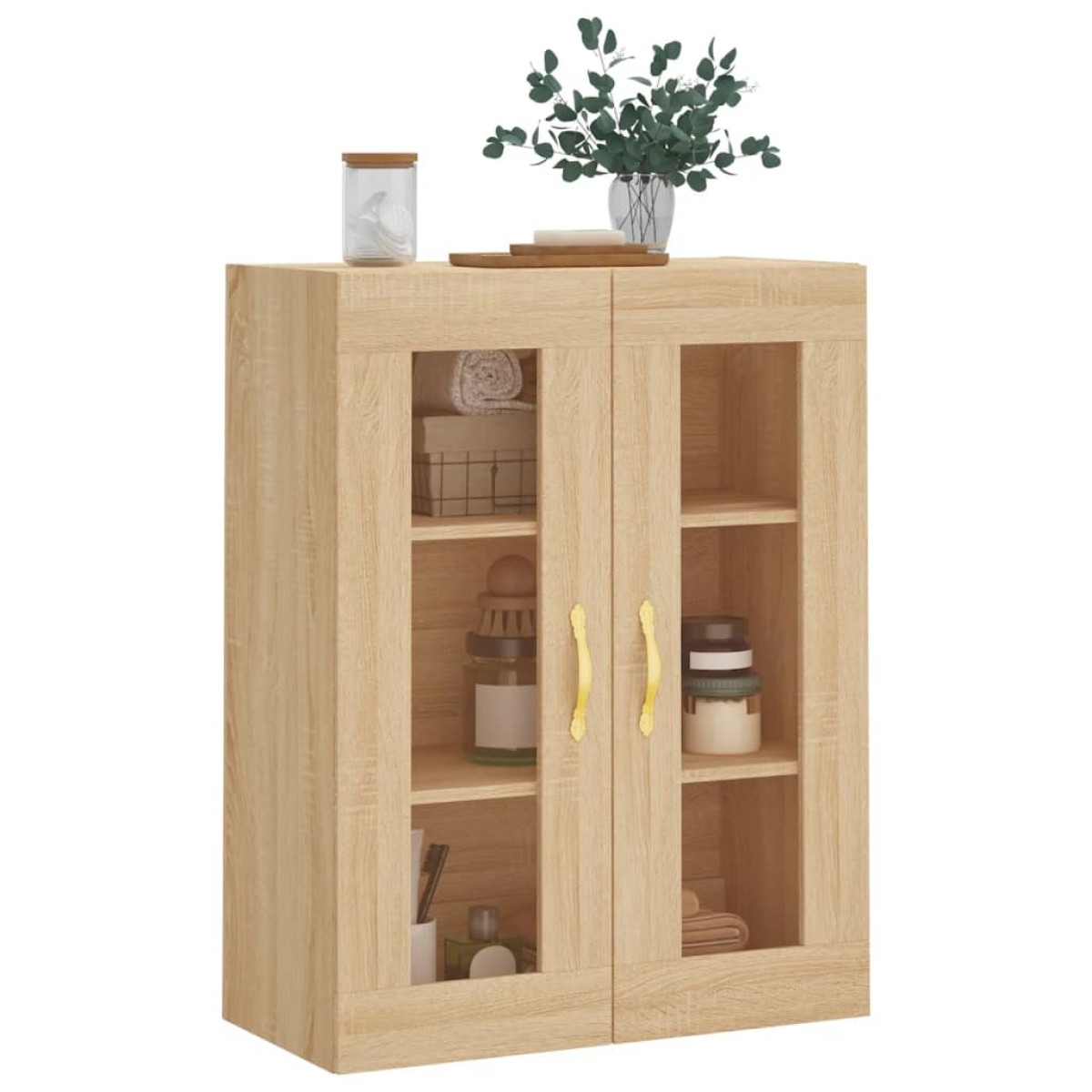 vidaXL Ντουλάπι Επιτοίχιο Sonoma Δρυς 69,5 x 34 x 90 εκ.