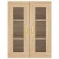 vidaXL Ντουλάπι Επιτοίχιο Sonoma Δρυς 69,5 x 34 x 90 εκ.