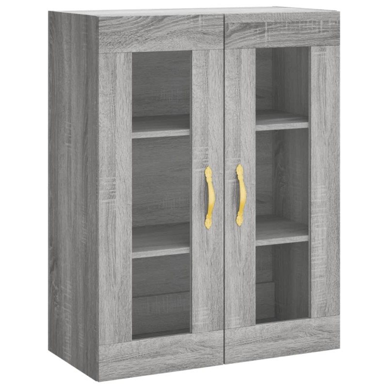 vidaXL Ντουλάπι Τοίχου Γκρι Sonoma 69,5 x 34 x 90 εκ.