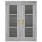 vidaXL Ντουλάπι Τοίχου Γκρι Sonoma 69,5 x 34 x 90 εκ.
