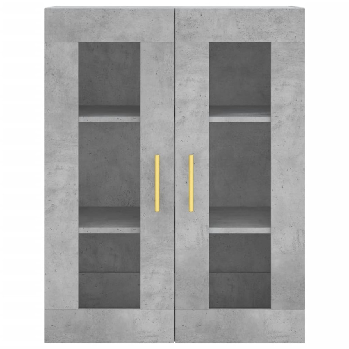 vidaXL Ντουλάπι Επιτοίχιο Γκρι Σκυροδέματος 69,5 x 34 x 90 εκ.