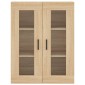 vidaXL Ντουλάπι Επιτοίχιο Sonoma Δρυς 69,5 x 34 x 90 εκ.
