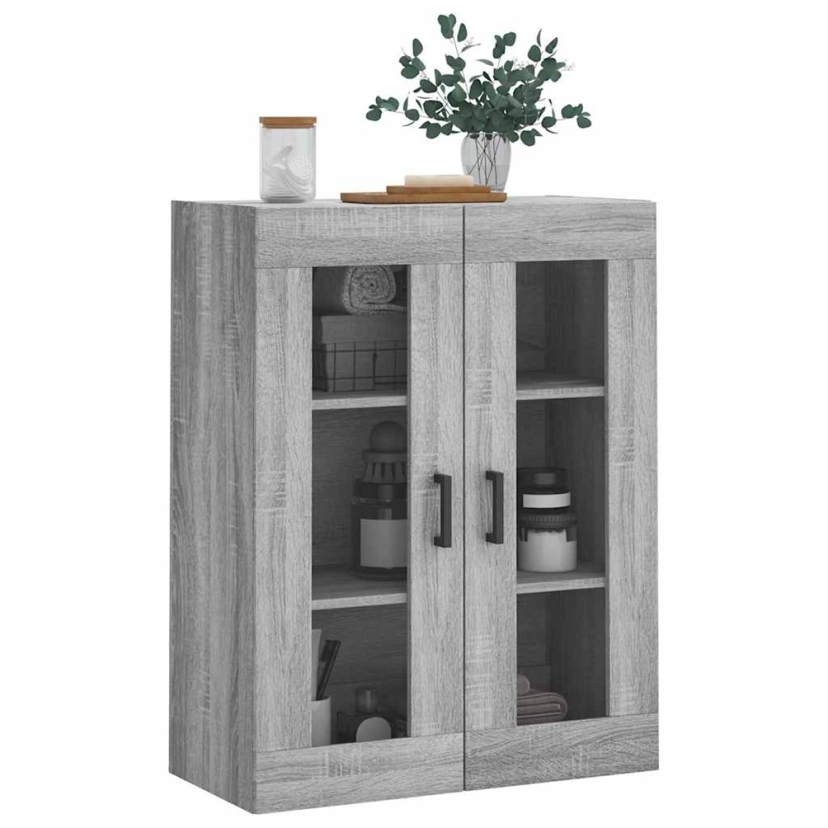 vidaXL Ντουλάπι Τοίχου Γκρι Sonoma 69,5 x 34 x 90 εκ.
