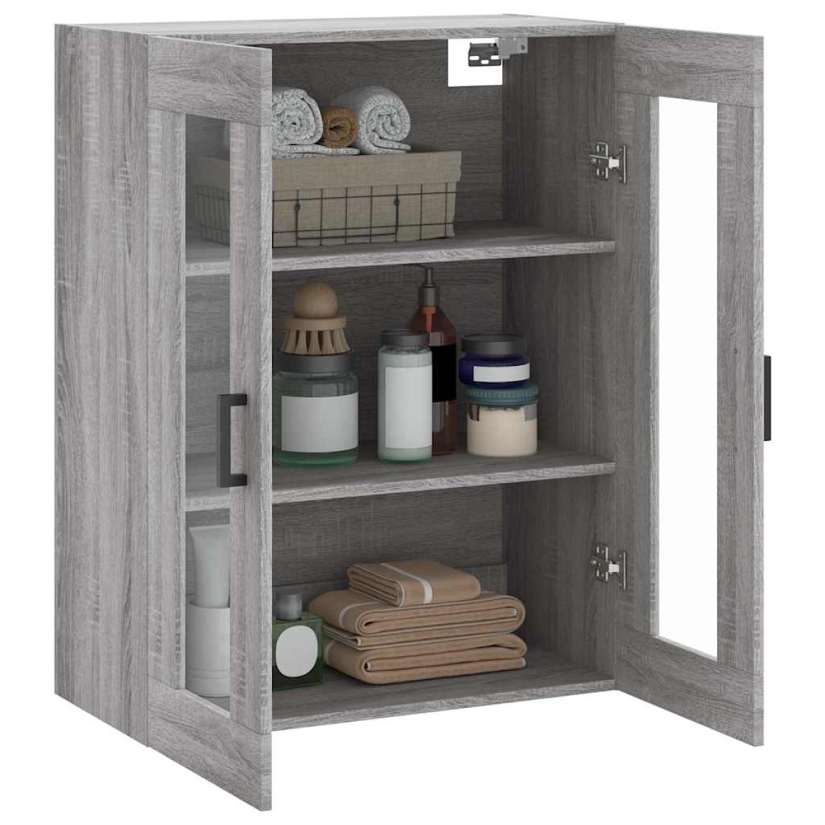 vidaXL Ντουλάπι Τοίχου Γκρι Sonoma 69,5 x 34 x 90 εκ.
