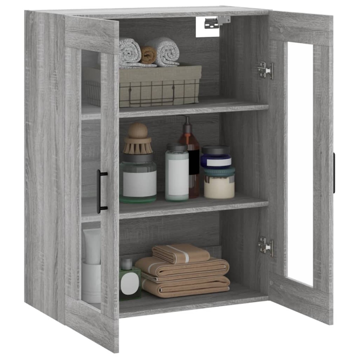 vidaXL Ντουλάπι Τοίχου Γκρι Sonoma 69,5 x 34 x 90 εκ.