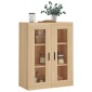 vidaXL Ντουλάπι Επιτοίχιο Sonoma Δρυς 69,5 x 34 x 90 εκ.