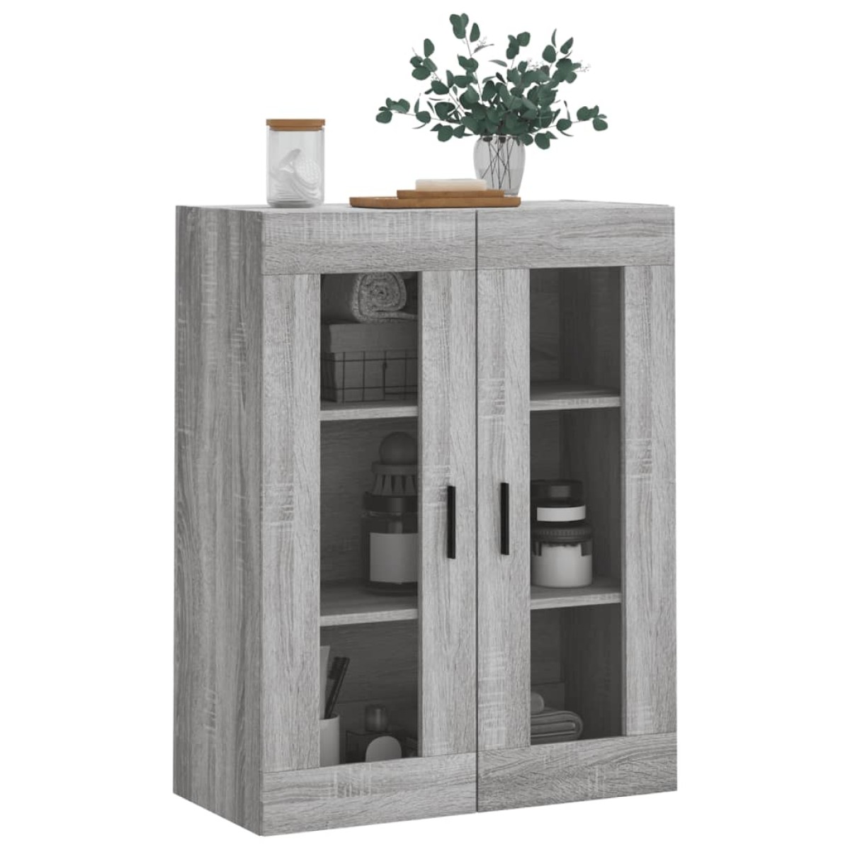 vidaXL Ντουλάπι Τοίχου Γκρι Sonoma 69,5 x 34 x 90 εκ.