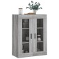 vidaXL Ντουλάπι Τοίχου Γκρι Sonoma 69,5 x 34 x 90 εκ.
