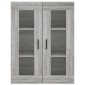 vidaXL Ντουλάπι Τοίχου Γκρι Sonoma 69,5 x 34 x 90 εκ.