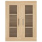 vidaXL Ντουλάπι Επιτοίχιο Sonoma Δρυς 69,5 x 34 x 90 εκ.