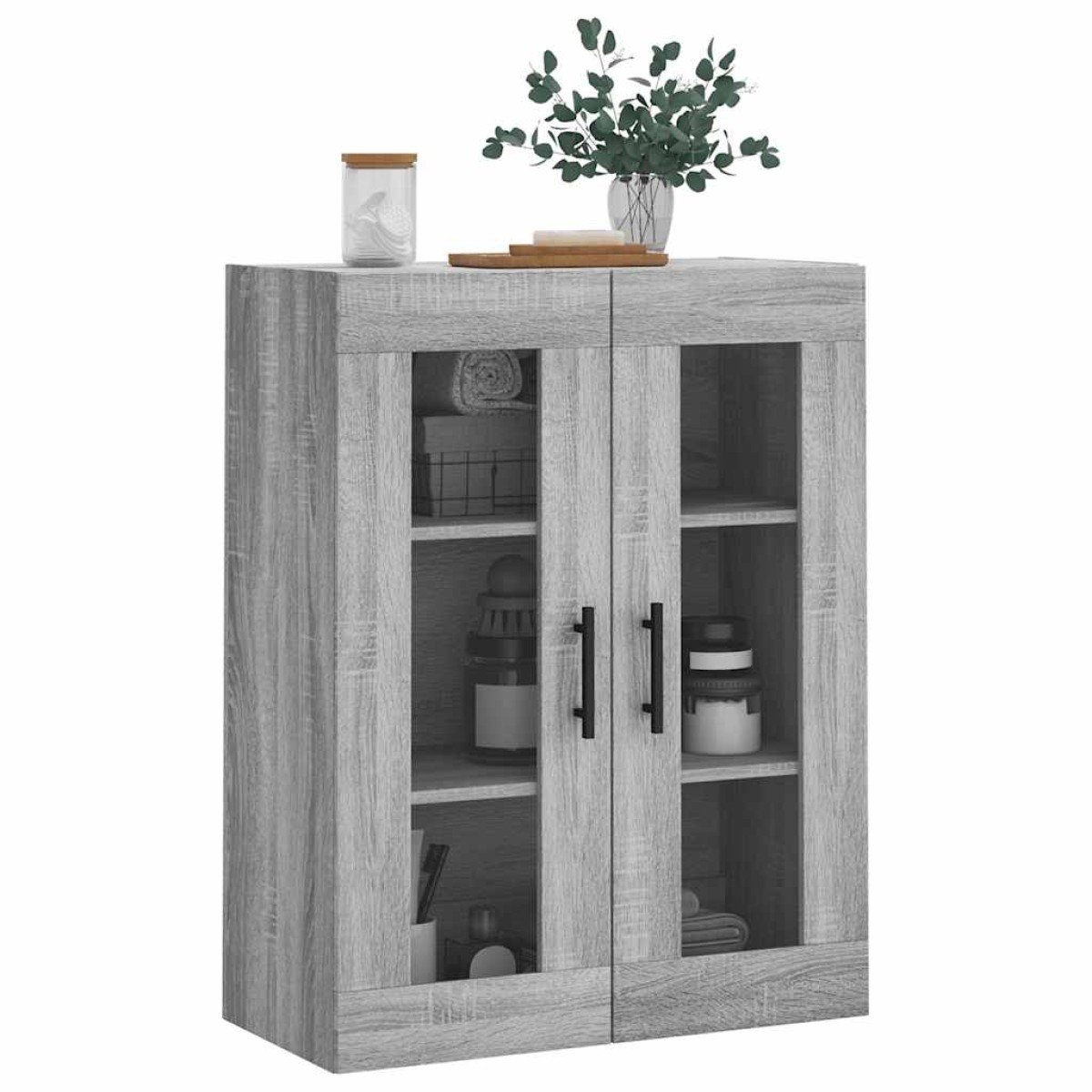 vidaXL Ντουλάπι Τοίχου Γκρι Sonoma 69,5 x 34 x 90 εκ.