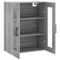 vidaXL Ντουλάπι Τοίχου Γκρι Sonoma 69,5 x 34 x 90 εκ.