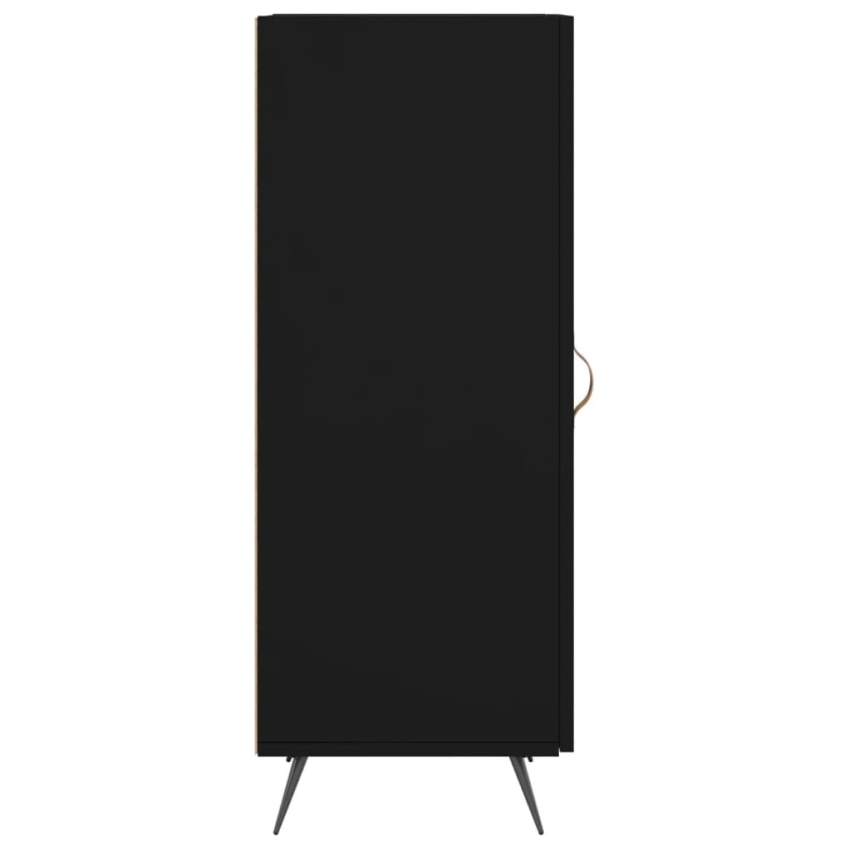 vidaXL Ντουλάπι Μαύρο 34,5 x 34 x 90 εκ. από Επεξεργασμένο Ξύλο