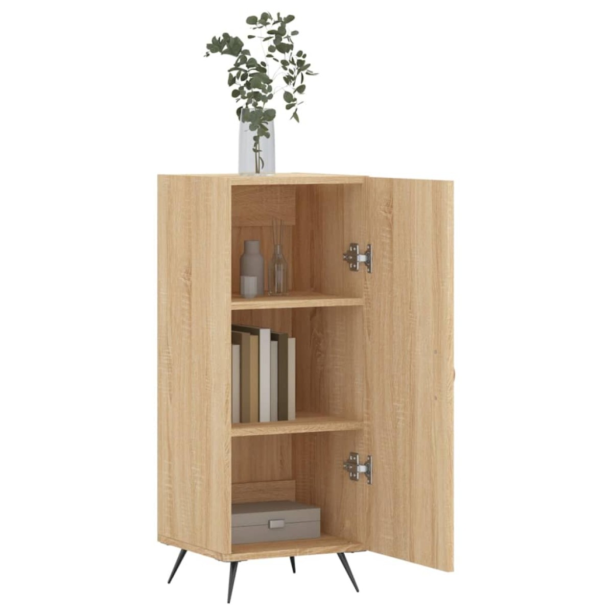 vidaXL Ντουλάπι Sonoma Δρυς 34,5x34x90 εκ. από Επεξεργασμένο Ξύλο