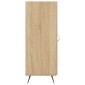 vidaXL Ντουλάπι Sonoma Δρυς 34,5x34x90 εκ. από Επεξεργασμένο Ξύλο