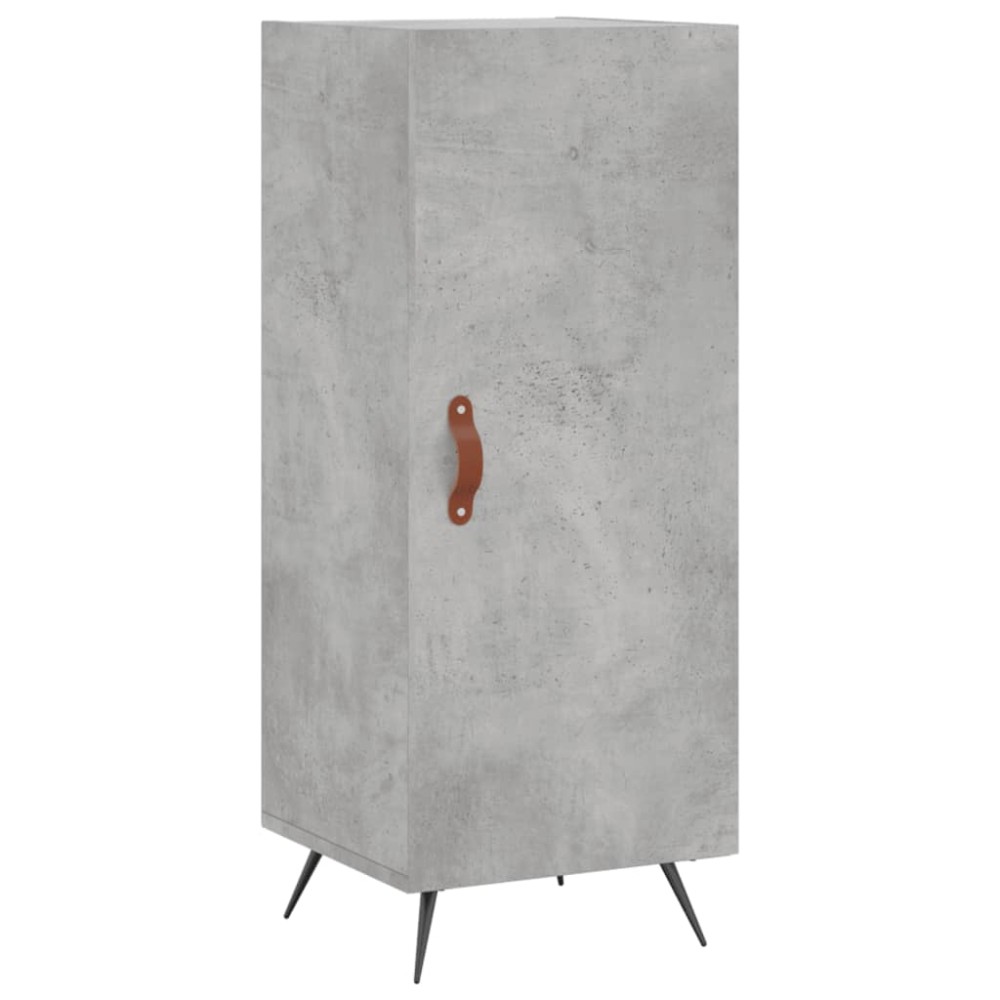 vidaXL Ντουλάπι Γκρι Σκυροδέματος 34,5x34x90 εκ. Επεξεργασμένο Ξύλο