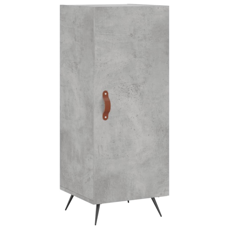 vidaXL Ντουλάπι Γκρι Σκυροδέματος 34,5x34x90 εκ. Επεξεργασμένο Ξύλο