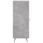 vidaXL Ντουλάπι Γκρι Σκυροδέματος 34,5x34x90 εκ. Επεξεργασμένο Ξύλο