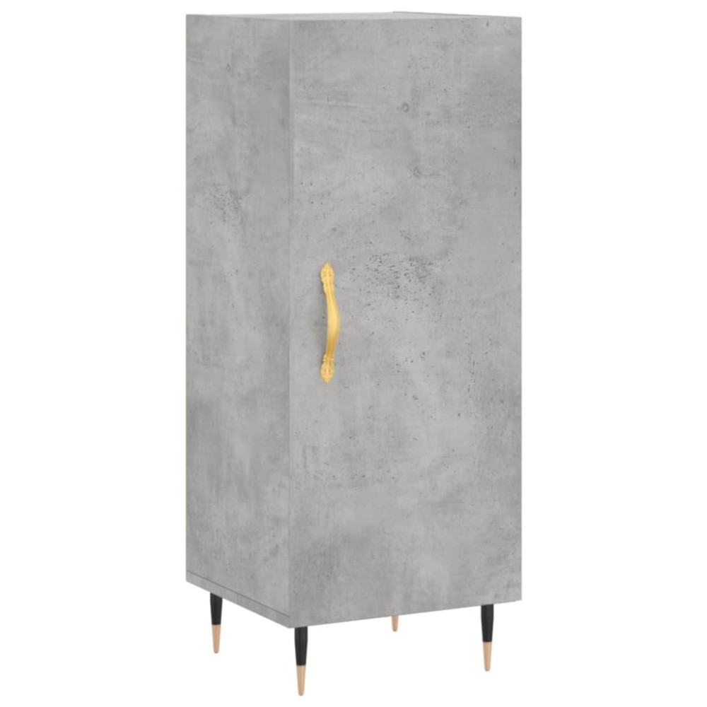 vidaXL Ντουλάπι Γκρι Σκυροδέματος 34,5x34x90 εκ. Επεξεργασμένο Ξύλο