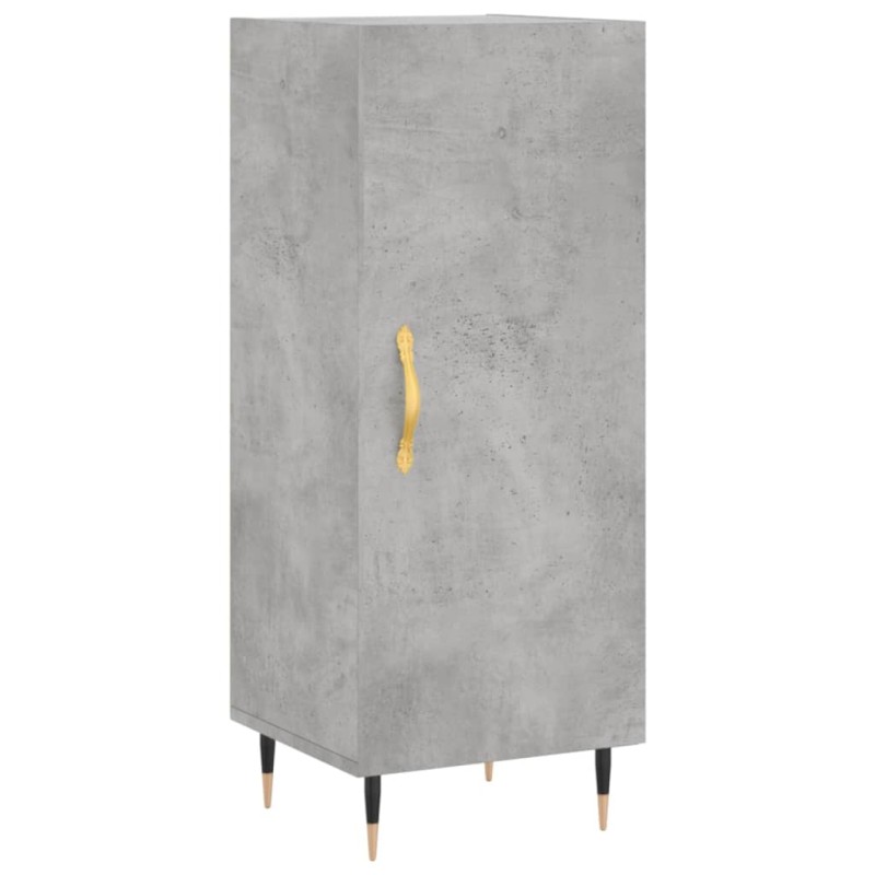 vidaXL Ντουλάπι Γκρι Σκυροδέματος 34,5x34x90 εκ. Επεξεργασμένο Ξύλο