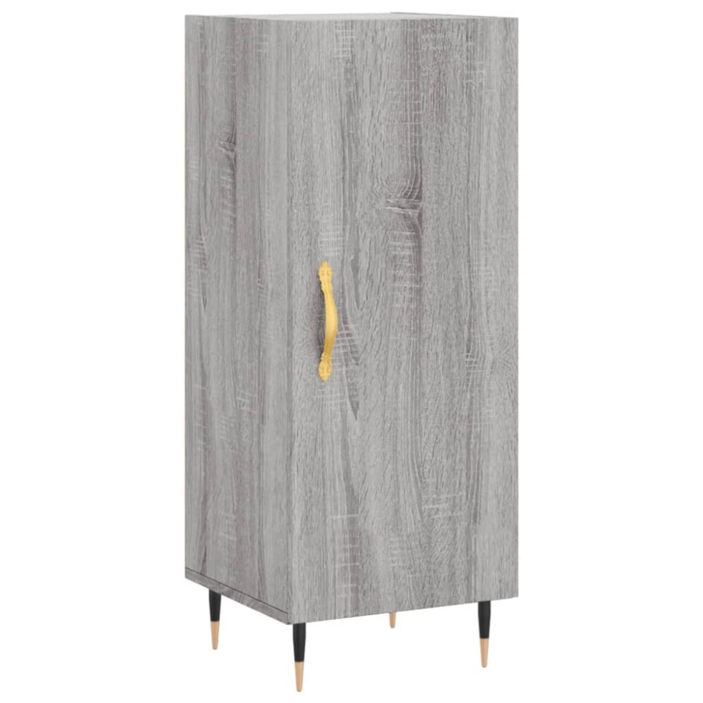 vidaXL Ντουλάπι Γκρι Sonoma 34,5x34x90 εκ. από Επεξεργασμένο Ξύλο