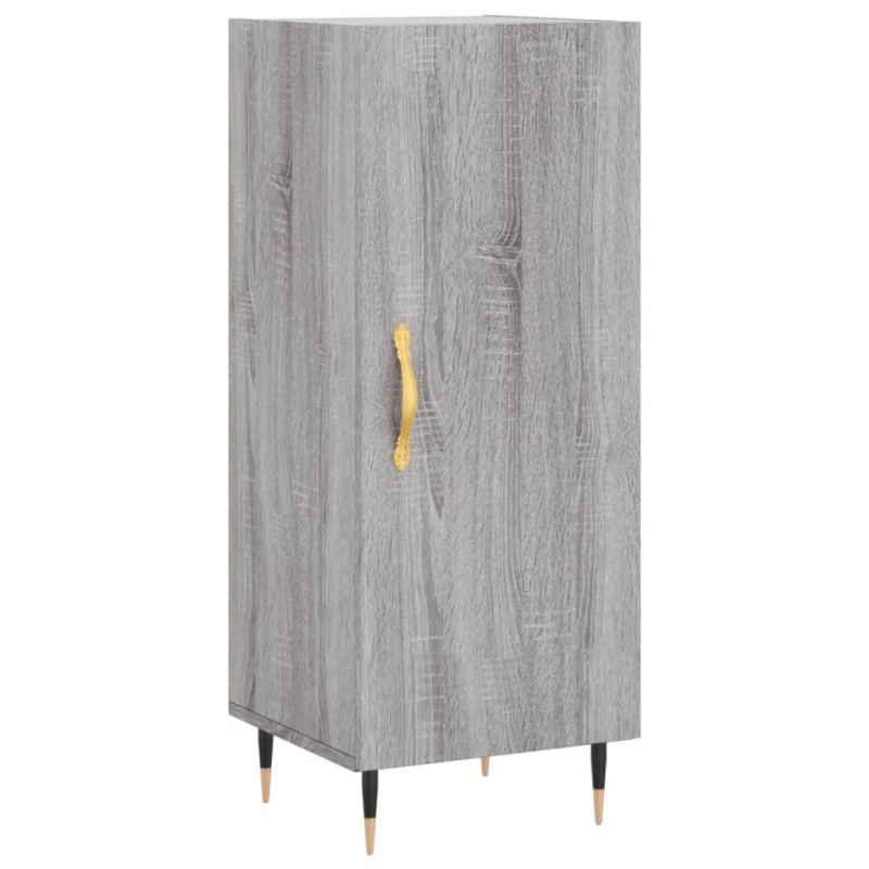 vidaXL Ντουλάπι Γκρι Sonoma 34,5x34x90 εκ. από Επεξεργασμένο Ξύλο