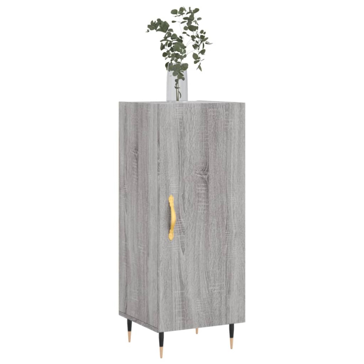 vidaXL Ντουλάπι Γκρι Sonoma 34,5x34x90 εκ. από Επεξεργασμένο Ξύλο