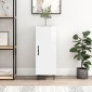 vidaXL Ντουλάπι Γυαλιστερό Λευκό 34,5x34x90 εκ. Επεξεργασμένο Ξύλο