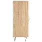 vidaXL Ντουλάπι Sonoma Δρυς 34,5x34x90 εκ. από Επεξεργασμένο Ξύλο