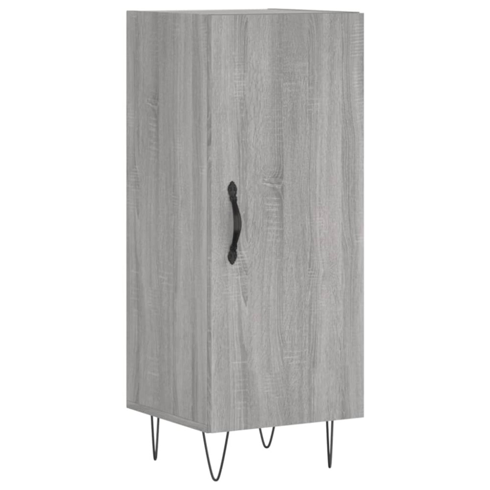 vidaXL Ντουλάπι Γκρι Sonoma 34,5x34x90 εκ. από Επεξεργασμένο Ξύλο