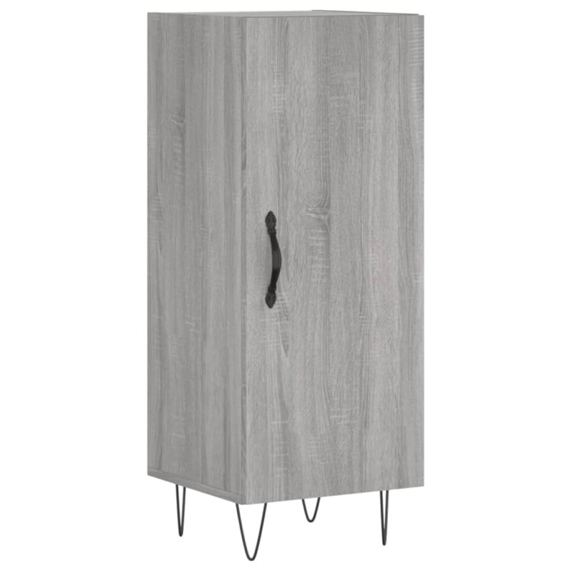 vidaXL Ντουλάπι Γκρι Sonoma 34,5x34x90 εκ. από Επεξεργασμένο Ξύλο