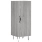 vidaXL Ντουλάπι Γκρι Sonoma 34,5x34x90 εκ. από Επεξεργασμένο Ξύλο