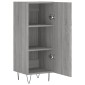 vidaXL Ντουλάπι Γκρι Sonoma 34,5x34x90 εκ. από Επεξεργασμένο Ξύλο