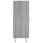 vidaXL Ντουλάπι Γκρι Sonoma 34,5x34x90 εκ. από Επεξεργασμένο Ξύλο