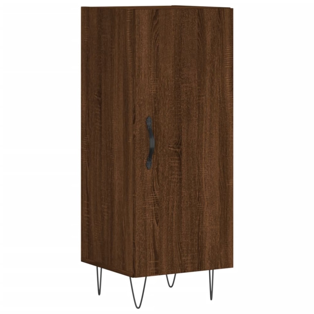 vidaXL Ντουλάπι Καφέ Δρυς 34,5 x 34 x 90 εκ. Επεξεργασμένο Ξύλο