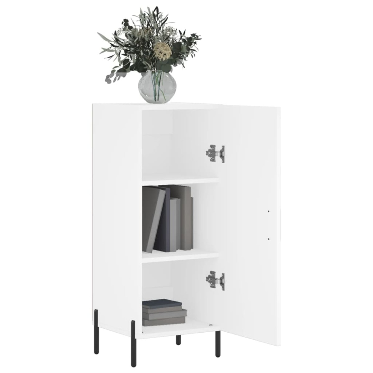 vidaXL Ντουλάπι Λευκό 34,5 x 34 x 90 εκ. από Επεξεργασμένο Ξύλο