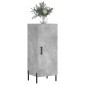 vidaXL Ντουλάπι Γκρι Σκυροδέματος 34,5x34x90 εκ. Επεξεργασμένο Ξύλο