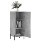 vidaXL Ντουλάπι Γκρι Σκυροδέματος 34,5x34x90 εκ. Επεξεργασμένο Ξύλο