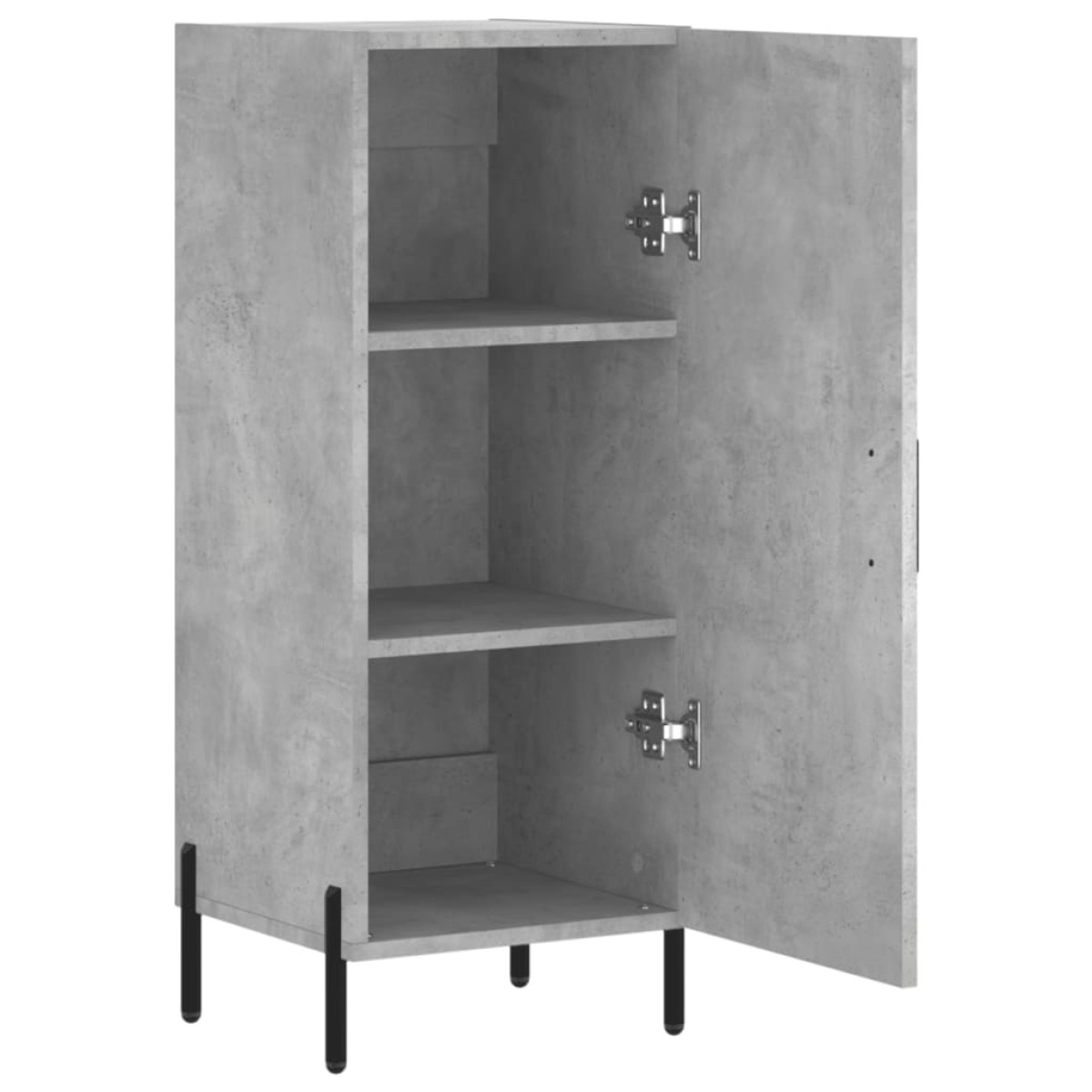 vidaXL Ντουλάπι Γκρι Σκυροδέματος 34,5x34x90 εκ. Επεξεργασμένο Ξύλο