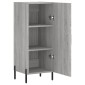 vidaXL Ντουλάπι Γκρι Sonoma 34,5x34x90 εκ. από Επεξεργασμένο Ξύλο