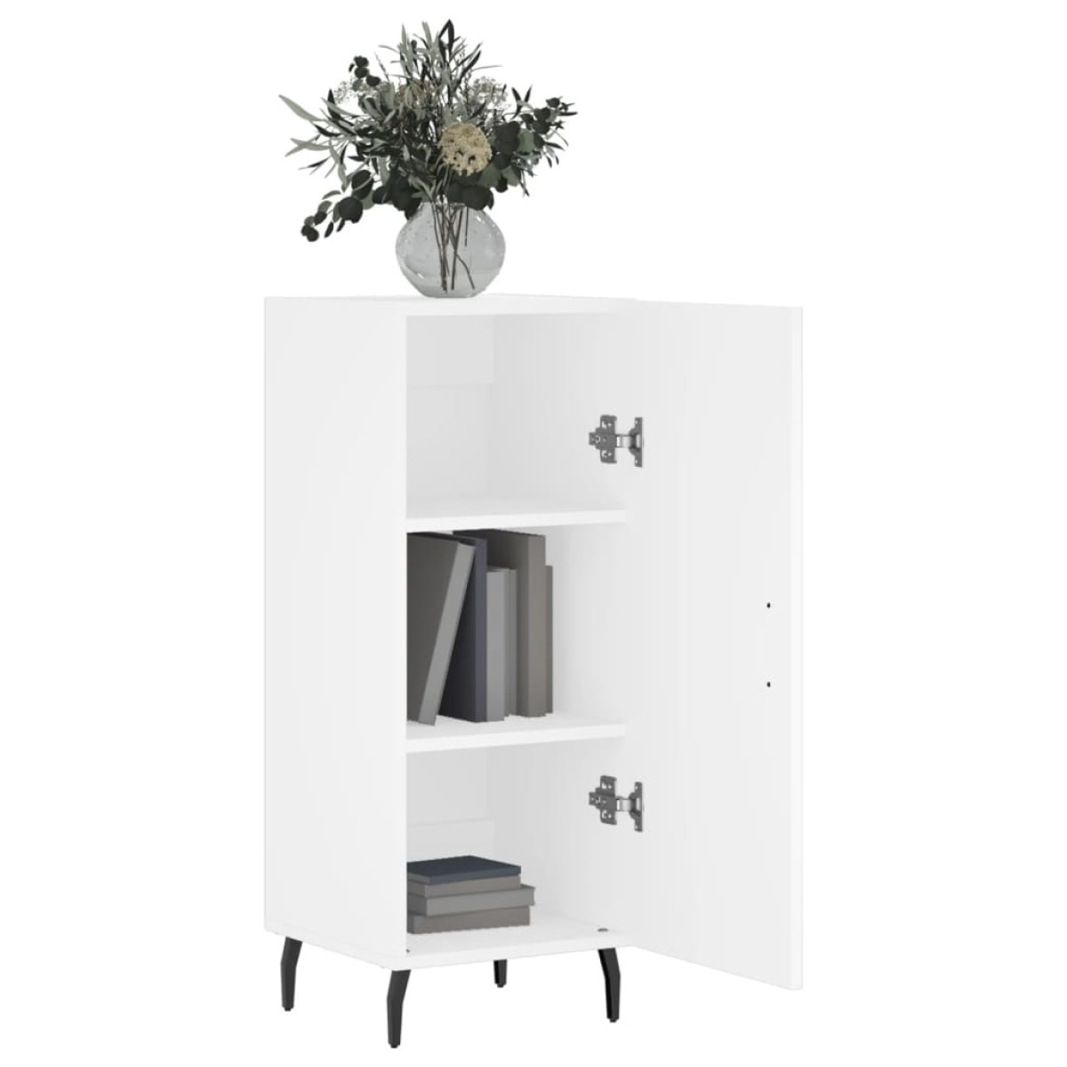 vidaXL Ντουλάπι Λευκό 34,5 x 34 x 90 εκ. από Επεξεργασμένο Ξύλο