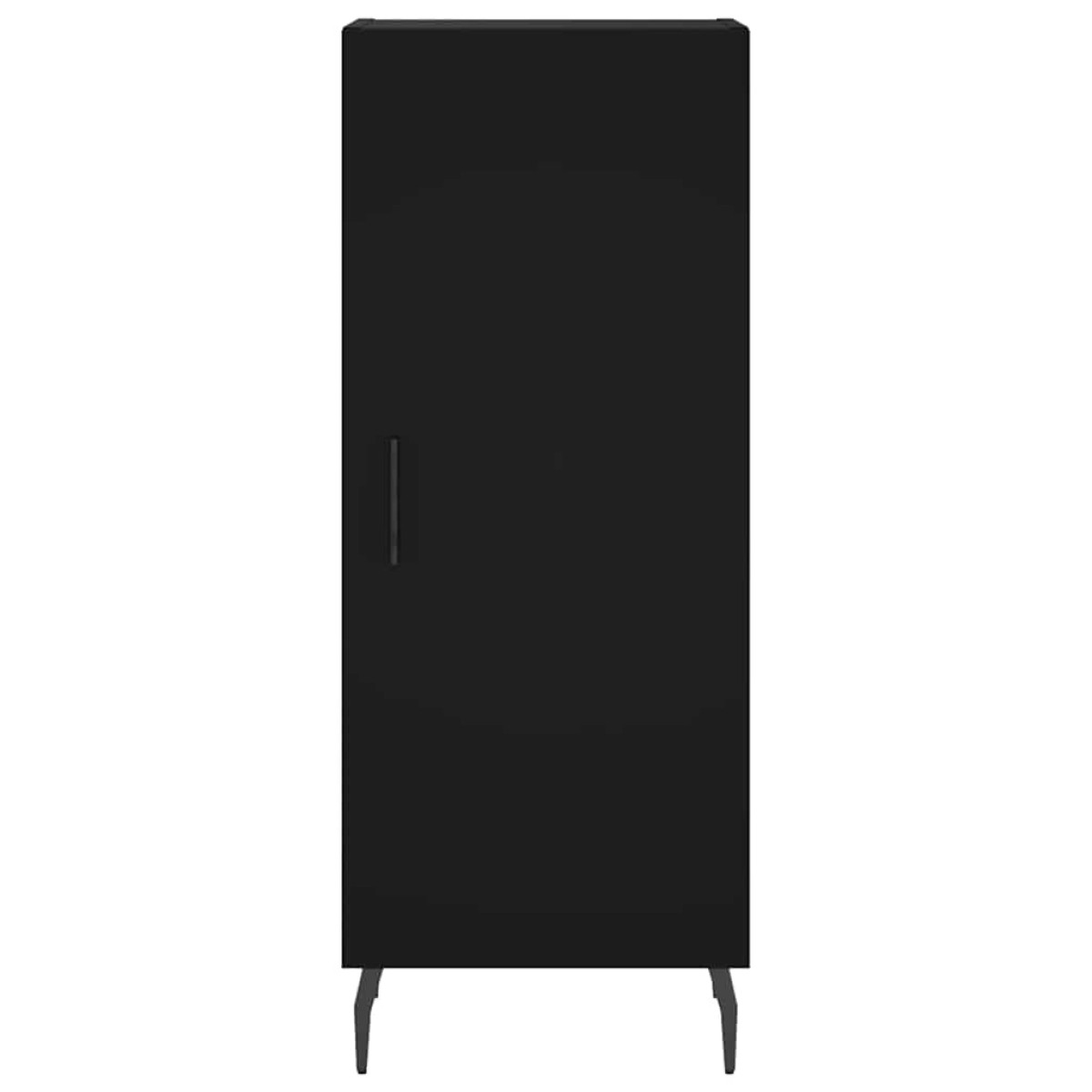 vidaXL Ντουλάπι Μαύρο 34,5 x 34 x 90 εκ. από Επεξεργασμένο Ξύλο