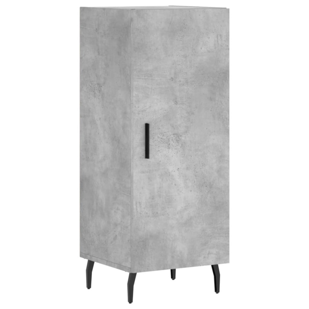 vidaXL Ντουλάπι Γκρι Σκυροδέματος 34,5x34x90 εκ. Επεξεργασμένο Ξύλο